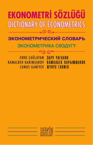 Ekonometri Sözlüğü %20 indirimli Ebru Çağlayan