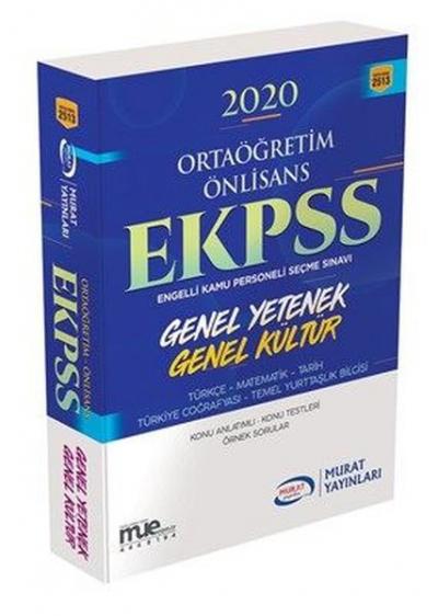 2020 EKPSS Ortaöğretim Önlisans Genel Yetenek Genel Kültür Kolektif