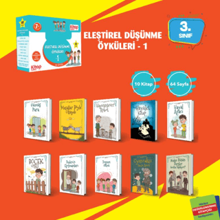 Eleştirel ve Yaratıcı Düşünme Öyküleri - 1 (10 Kitap - Etkinlik Testi 