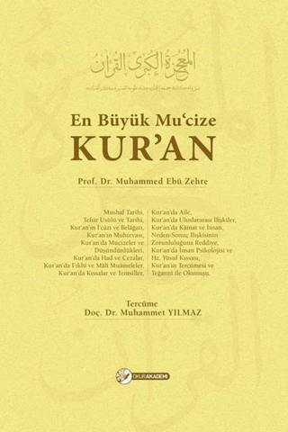 En Büyük Mu'cize Kur'an Muhammed Ebu Zehre