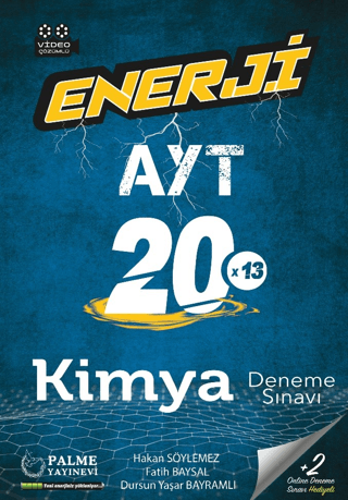 Enerji AYT Kimya 20 Deneme Sınavı Dursun Yaşar Bayramlı