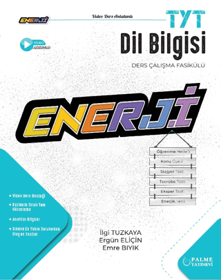 TYT Dil Bilgisi Ders Çalışma Fasikülü Enerji İlgi Tuzkaya