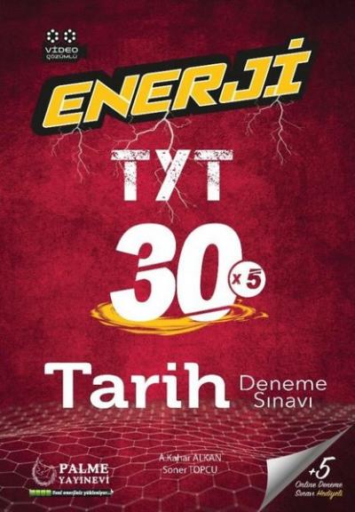 2021 Enerji TYT 30x5 Tarih Deneme Sınavı A. Kahar Alkan