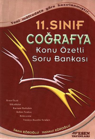 Esen 11. Sınıf Coğrafya Konu Özetli Soru Bankası %20 indirimli Sema Kö