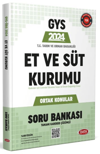 Et ve Süt Kurumu GYS Ortak Konular Soru Bankası Kolektif