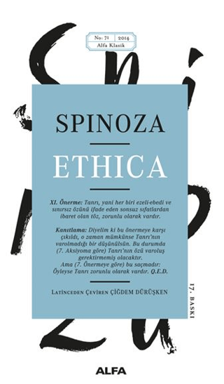 Ethica %30 indirimli Benedictus de Spinoza