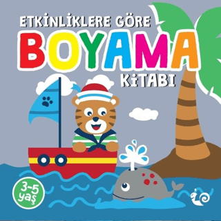 Etkinliklere Göre Boyama Kitabı - Gri Sunguralp Şolpan