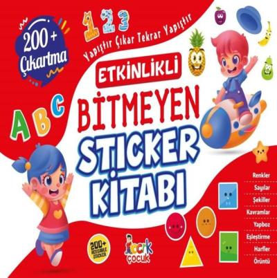 Etkinlikli Bitmeyen Sticker Kitabı Kolektif