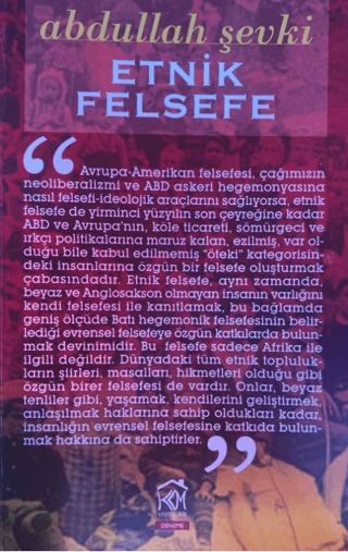 Etnik Felsefe Abdullah Şevki