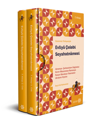 Evliya Çelebi Seyahatnamesi Seti 7.Kitap - 2 Cilt - Kutulu (Ciltli) Ev