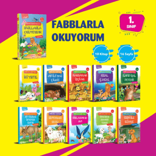 Fabllarla Okuyorum Serisi (10 Kitap) Emrah Demir