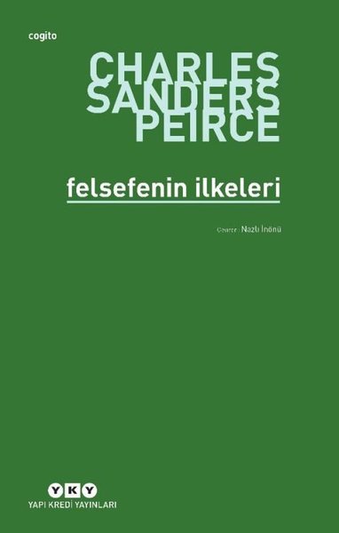 Felsefenin İlkeleri Charles Sanders Peirce