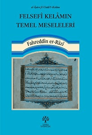 Felsefi Kelamın Temel Meseleleri Fahreddin Er-Razi