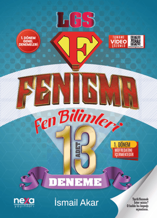 Fenigma Fen Bilimleri 1. Dönem Genel Denemeleri İsmail Akar