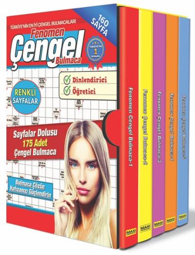 Fenomen Çengel Bulmaca Seti - 5 Kitap Takım Kolektif