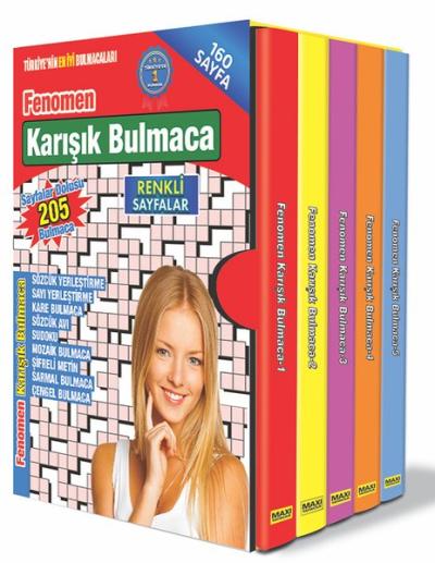 Fenomen Karışık Bulmaca Seti - 5 Kitap Takım Kolektif