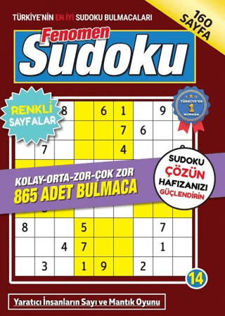 Fenomen Sudoku 14 Bertan Kodamanoğlu