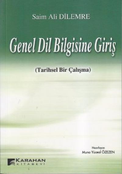 Genel Dil Bilgisine Giriş Saim Ali Dilemre