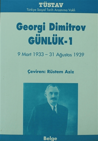 Georgi Dimitrov Günlük 19 Mart 1933 - 31 Ağustos 1939 %15 indirimli Di