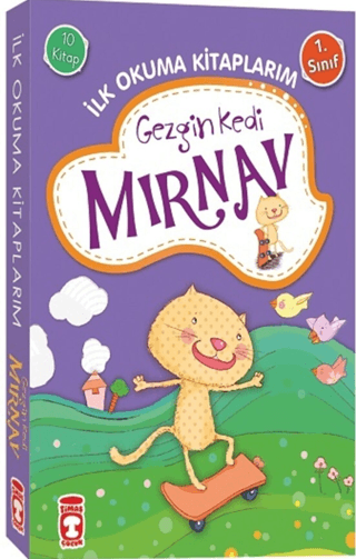 Gezgin Kedi Mırnav - İlk Okuma Kitaplarım Set (10 Kitap Takım) Fatma I