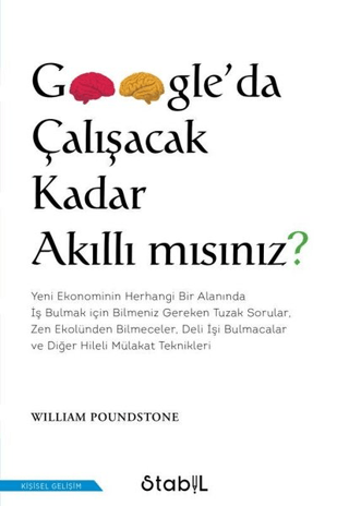 Google'da Çalışacak Kadar Akıllı mısınız? William Poundstone