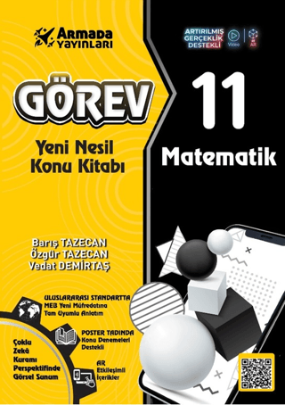 11. Sınıf Matematik Görev Yeni Nesil Konu Kitabı Barış Tazecan