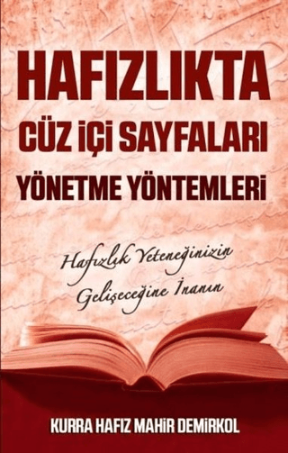 Hafızlıkta Cüz İçi Sayfaları Yönetme Yöntemleri Mahir Demirkol