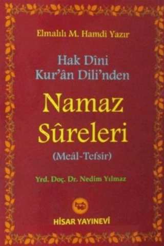 Hak Dini Kur'an Dili'nden Namaz Sureleri (Meal - Tefsir) Elmalılı Muha