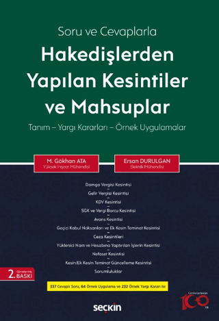 Hakedişlerden Yapılan Kesintiler ve Mahsuplar M. Gökhan Ata