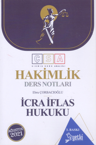 Hakimlik Ders Notları İcra İflas Hukuku Ebru Çorbacıoğlu