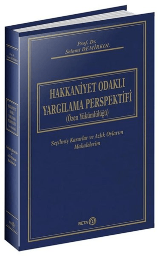 Hakkaniyet Odaklı Yargılama Perspektifi (Özel Yükümlülüğü) (Ciltli) Se