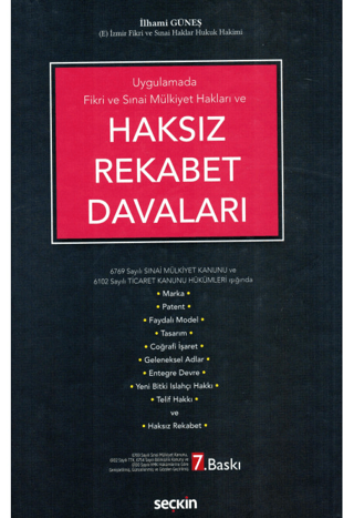 Haksız Rekabet Davaları (Ciltli) İlhami Güneş