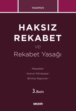 Haksız Rekabet ve Rekabet Yasağı Hamdi Yasaman