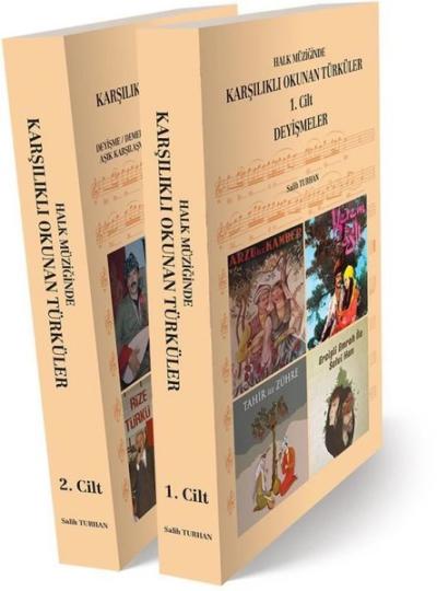 Halk Müziğinde Karşılıklı Okunan Türküler Seti - 2 Kitap Takım Salih T