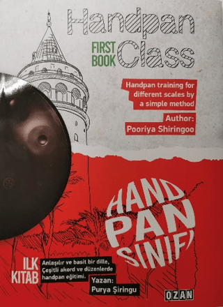 Handpan Class First Book - Handpan Sınıfı İlk Kitab - Türkçe - İngiliz