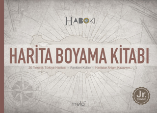 Harita Boyama Kitabı - Haboki Jr.Türkiye - Tematik Türkiye Haritası Ve