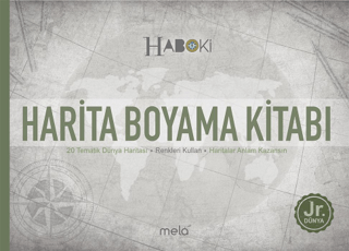 Harita Boyama Kitabı - Haboki Jr.Dünya - 20 Tematik Türkiye Haritası V