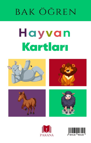 Hayvan Kartları - Bak Öğren - İlk Bilgilerim Kolektif