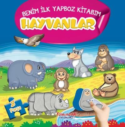 Hayvanlar - Benim İlk Yapboz Kitabım 8 Parça Kolektif