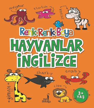 Hayvanlar İngilizce - Renk Renk Boya Serkan Karakoç