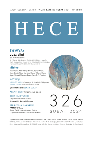 Hece Dergisi - Sayı: 326 Şubat 2024