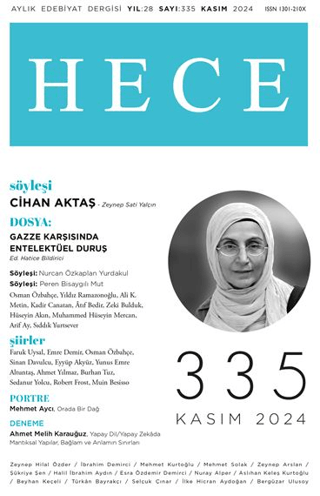 Hece Dergisi - Sayı 335 Kasım 2024