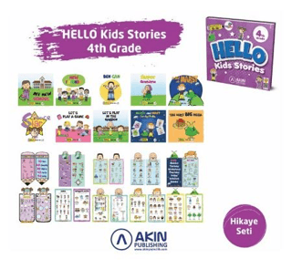 Hello Kids Stories 4nd Grade (Ciltli) Bilge Bağcı