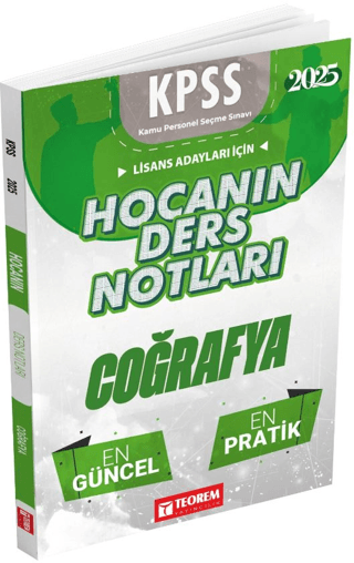 Hocanın Ders Notları Coğrafya Kolektif