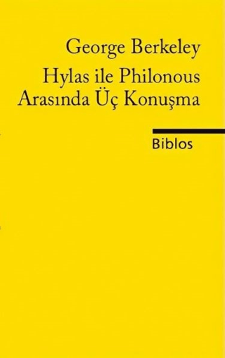 Hylas ile Philonous Arasında Üç Konuşma George Berkeley