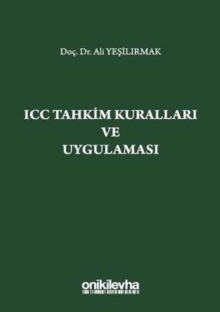 ICC Tahkim Kuralları ve Uygulaması Ali Yeşilırmak