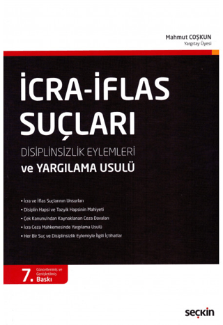 İcra - İflas Suçları (Ciltli) Mahmut Coşkun