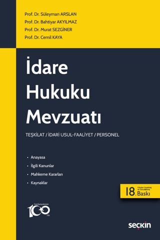 İdare Hukuku Mevzuatı Süleyman Arslan