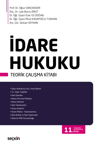 İdare Hukuku Teorik Çalışma Kitabı Oğuz Sancakdar