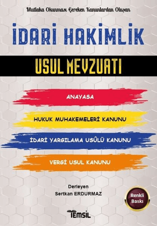 İdari Hakimlik Usul Mevzuatı Sertkan Erdurmaz